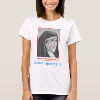 Camiseta Barra "monja" para Obama