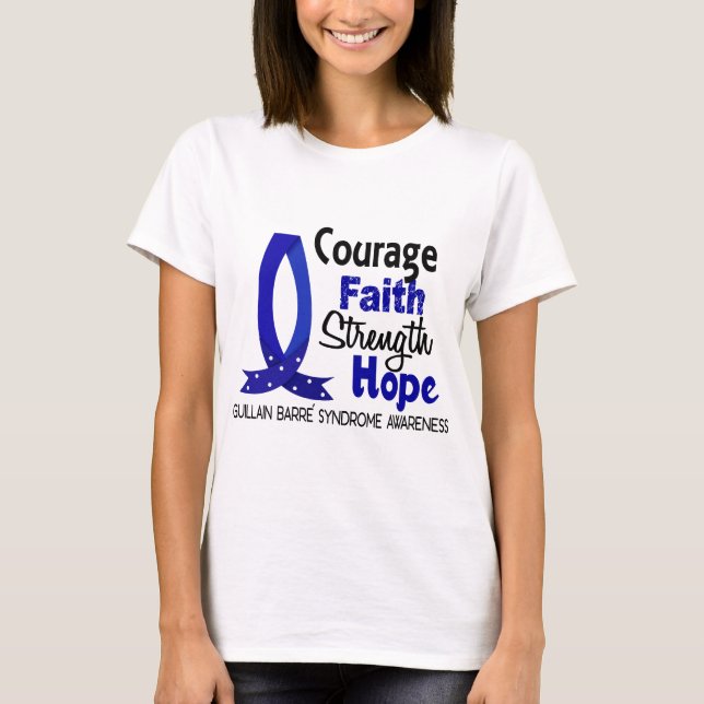 Camiseta Barra Syndrom de Guillain de la esperanza de la (Anverso)
