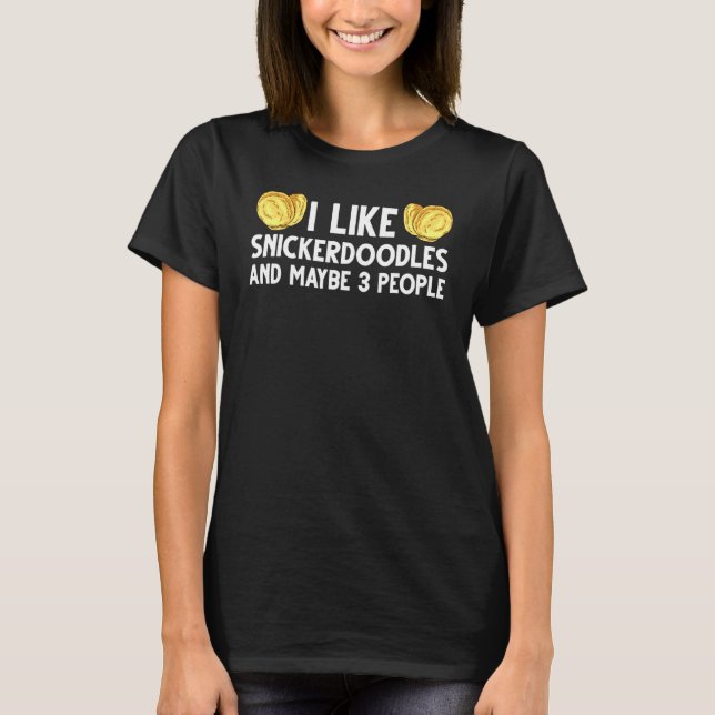 Camiseta Barra vegana de masa para galletas Snickerdoodle (Anverso)