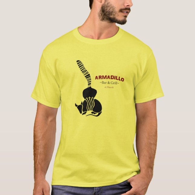 Camiseta Barra y parrilla del armadillo (Anverso)