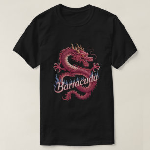 Camiseta "Barracuda" Dragón Rosa Mitológico
