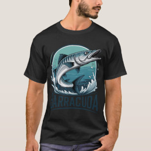 Camiseta Barracuda Salvaje - Rey del Ataque Marino