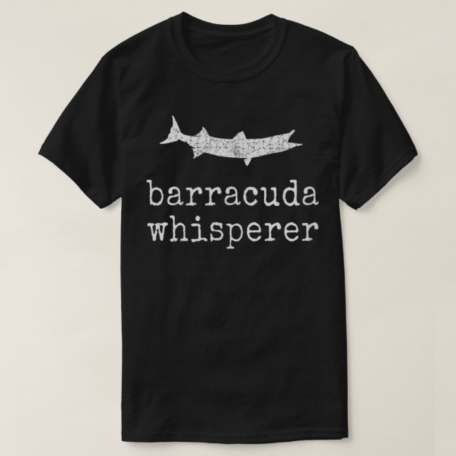 Camiseta Barracuda Whisperer T-Shirt Funny Barracuda Fishin (Diseño del anverso)