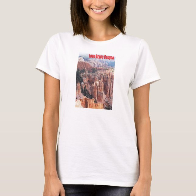 Camiseta Barranco de Bryce del amor (Anverso)