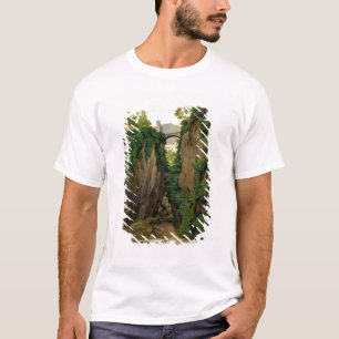 Camiseta Barranco rocoso en Sorrento, 1823