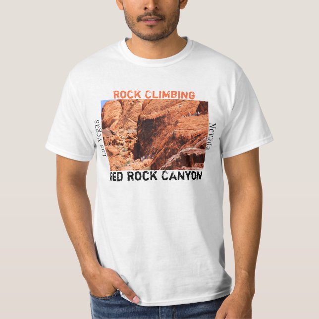 Camiseta Barranco rojo de la roca (Anverso)