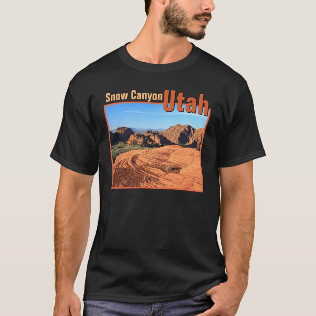 Camiseta Barranco Utah de la nieve (Anverso)
