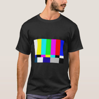 Camiseta Barras de color de la televisión de aire libre