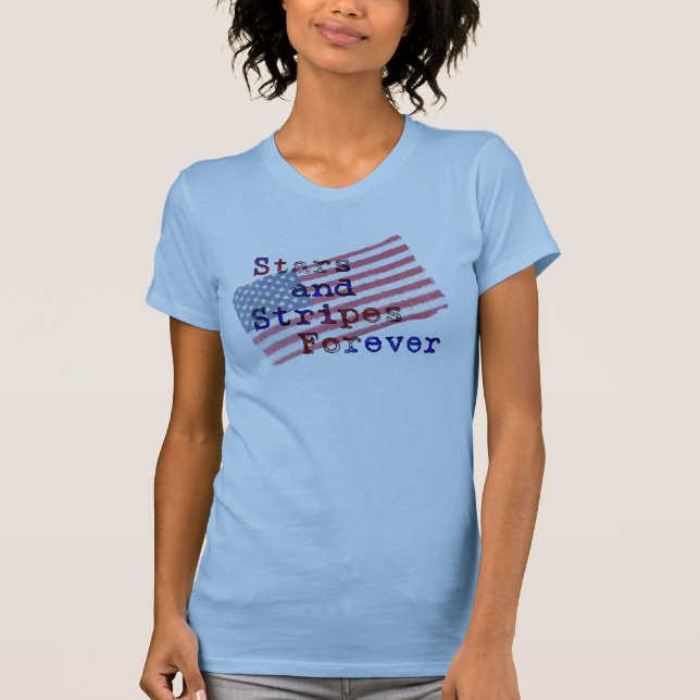 Camiseta Barras y estrellas (Anverso)