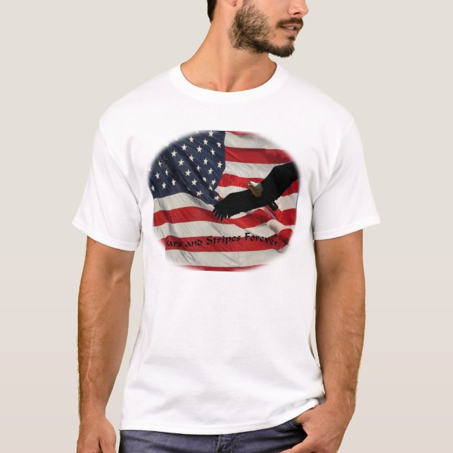 Camiseta Barras y estrellas para siempre (Anverso)