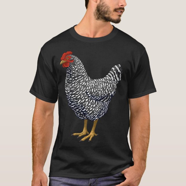 Camiseta Barred Plymouth Rock Hen Chicken (Anverso)