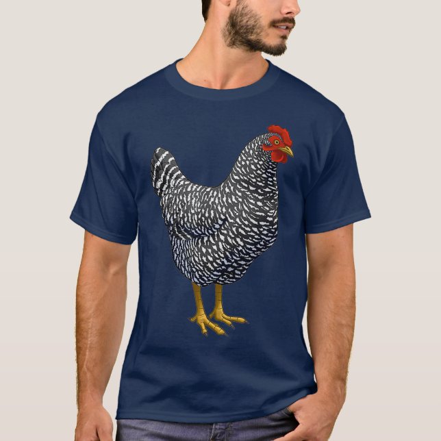 Camiseta Barred Plymouth Rock Hen Chicken Lover (Anverso)