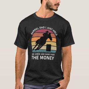 Camiseta Barrel Dad Yo solo sostengo el caballo y la mano