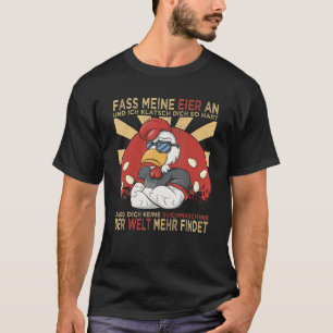 Camiseta Barrel My Eggs on Rooster with Sunglasses Vintage