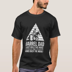 Camiseta Barrel Papá Solo Entrego El Dinero, Jinete R