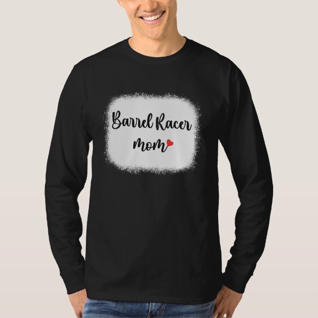 Camiseta Barrel Racer Mom  Horse Racing  For Mom Womens (Anverso)