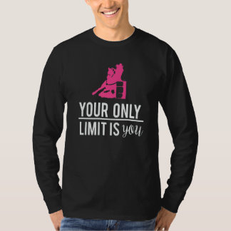 Camiseta Barrel Racer Your Only Limit Is You Cowgirl Motiva