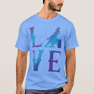 Camiseta Barrel Racing divertido del amor
