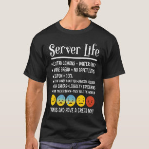 Camiseta Barrera de espera de vida de servidor