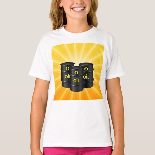 Camiseta Barreras de petróleo (Anverso)