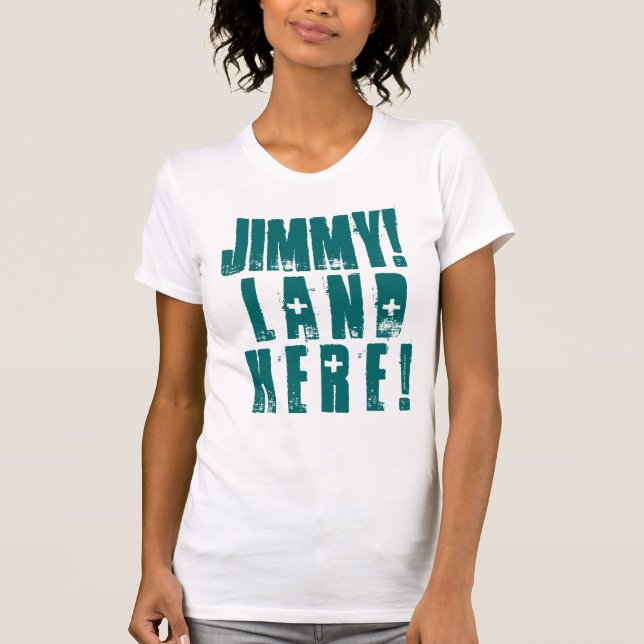 CAMISETA ¡BARRETA! ¡TIERRA AQUÍ! (Anverso)