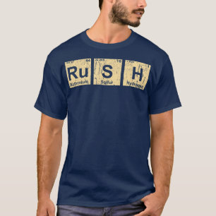 Camiseta Barrido de elementos de tabla periódicos Rush (RuS