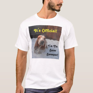 Camiseta Barrido de nieve del montón de abrevadero de T-Shi