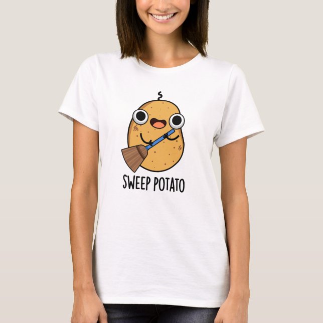 Camiseta Barrido de papa divertida dulce de bollo de papa (Anverso)