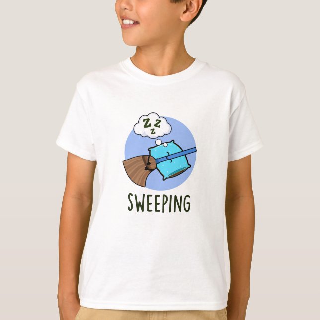 Camiseta Barrido divertido baño durmiendo (Anverso)