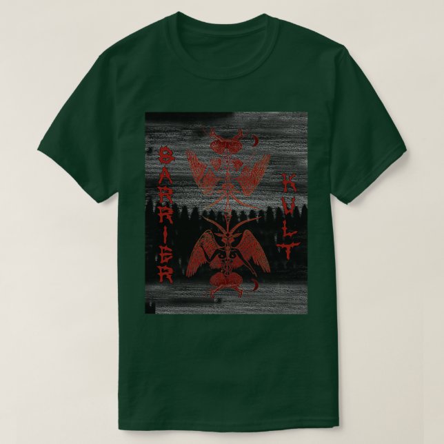 Camiseta Barrier Kult (Diseño del anverso)