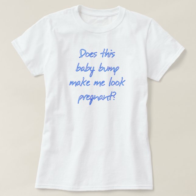 Camiseta Barriga de embarazada (Diseño del anverso)