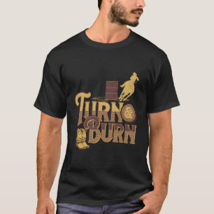 Camiseta Barril Carreras Camisas Girar N Burn Rodeo Barrel