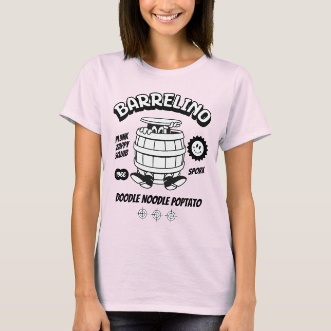 Camiseta barril de CD (Anverso)