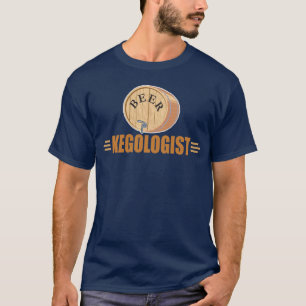 Camiseta Barril de cervecero humorístico de Kegologist 
