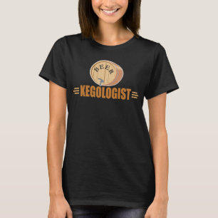 Camiseta Barril de cervecero humorístico de Kegologist 