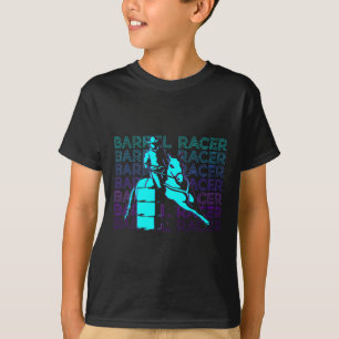 Camiseta Barril Racer Barrel Carreras de cañón Caballo de c