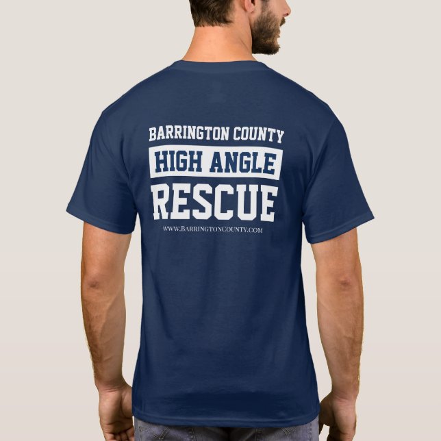 Camiseta Barrington County High Angle Rescue T-Shirt (Reverso)