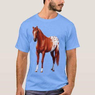 Camiseta Barrio de castaño de Sorrel Caballo de Appaloosa S