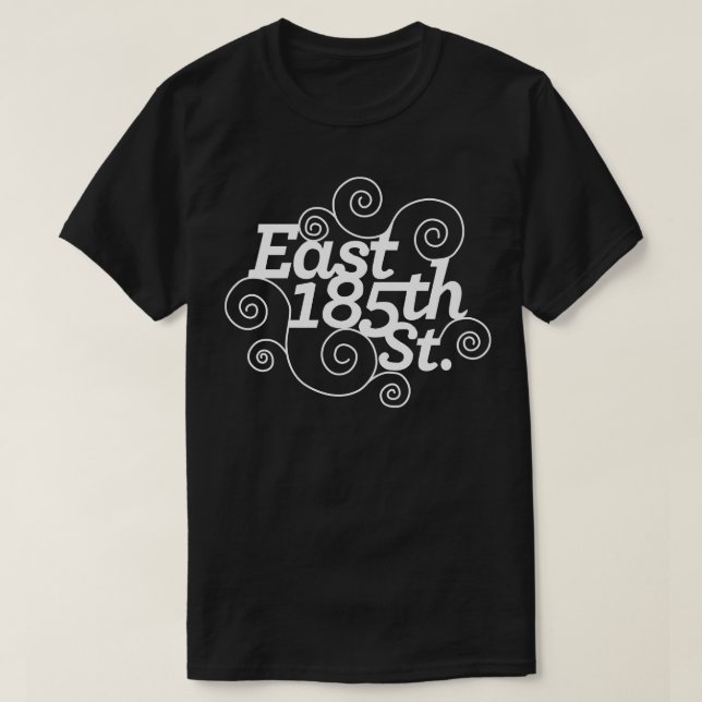 Camiseta Barrio de St Euclid, 185 en el Este (Diseño del anverso)
