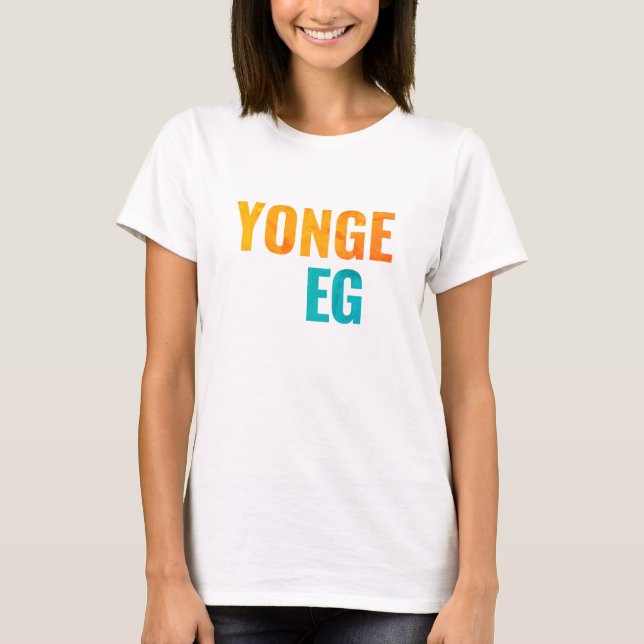 Camiseta Barrio de Yonge Eglinton Toronto (Anverso)
