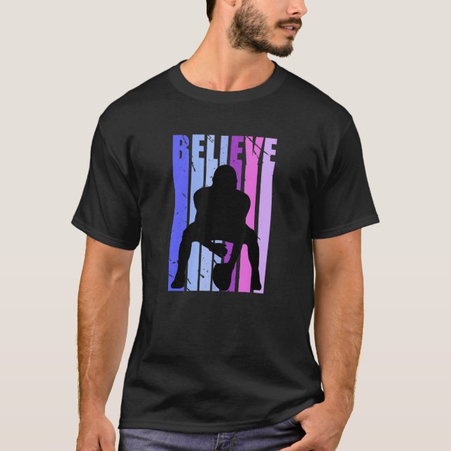 Camiseta Barrio deportivo motivacional de fútbol americano  (Anverso)
