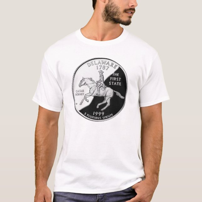 Camiseta Barrio Estatal de Faux Delaware (Anverso)