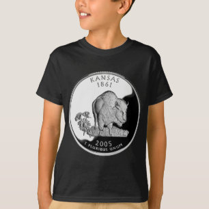 Camiseta Barrio Estatal de Faux Kansas