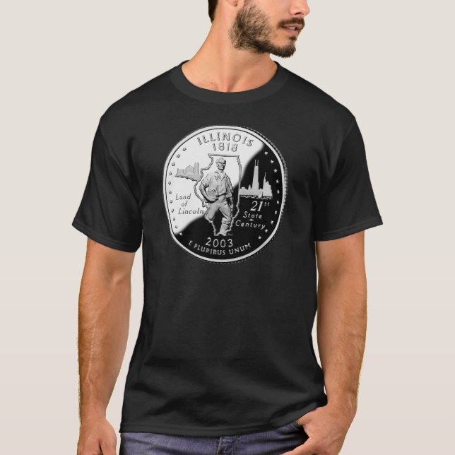 Camiseta Barrio Estatal de Illinois (Anverso)