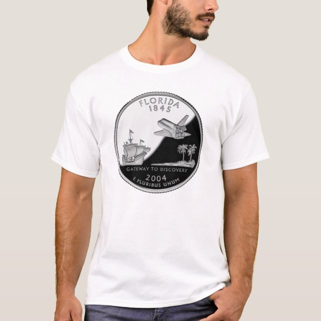 Camiseta Barrio Faux del estado de Florida (Anverso)