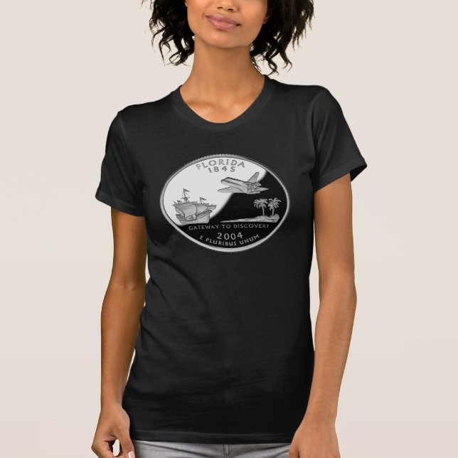 Camiseta Barrio Faux del estado de Florida (Anverso)
