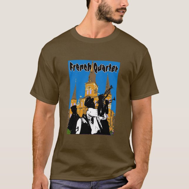 Camiseta Barrio Francés de Banda de Brass (Anverso)
