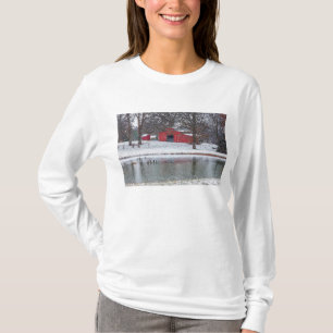 Camiseta Barrio Rojo En Paintería De Nieve
