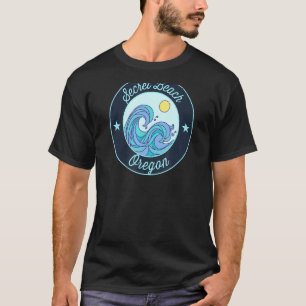 Camiseta Barrio Secreto U Oregón Souvenir Surfista Náutico 