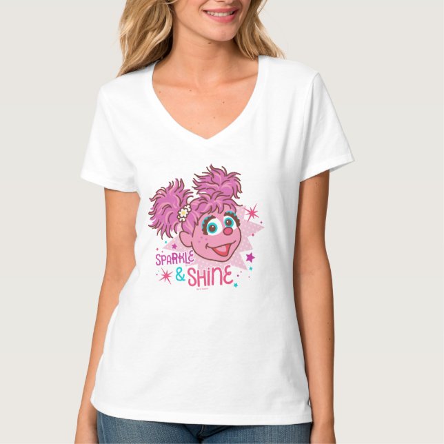 Camiseta Barrio Sésamo | Abby Cadabby - Sparkle & Shine (Anverso)